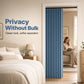 🚪 50% RABATT – Borefri folding partisjonsgardin – enkel installasjon – personvern & lysspærring – elegant foldedesign – dobbeltsidig magnetlukking – allsidig bruk