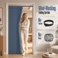 🚪 50% RABATT – Borefri folding partisjonsgardin – enkel installasjon – personvern & lysspærring – elegant foldedesign – dobbeltsidig magnetlukking – allsidig bruk