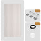 🚪 50% RABATT – Borefri folding partisjonsgardin – enkel installasjon – personvern & lysspærring – elegant foldedesign – dobbeltsidig magnetlukking – allsidig bruk