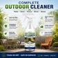 🏠 50% RABATT – Multi-overflate utendørs rens – virker på 3–5 minutter – fjerner alger, mugg & skitt – for terrasser, dekk, gjerder & stein – enkel spray
