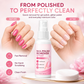💅 Neglelakkfjernerspray – løser opp lakk raskt uten gnukking. Spray, vent, tørk av – perfekt til hjemmet, salongen og reiser! ✨🧳