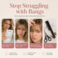 💇 50 % RABATT I BEGRENSET TID! Justerbar DIY-kamtrimmer for hårtynning, sikkert verktøy for hårstyling hjemme med to sider