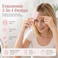 💇 50 % RABATT I BEGRENSET TID! Justerbar DIY-kamtrimmer for hårtynning, sikkert verktøy for hårstyling hjemme med to sider