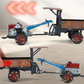 🚜 Leketraktorer med lyd og lys – sinklegering tåler røff lek, treghetsdrevne hjul ruller langt. Knapper og brytere for små hender – uten batteri! 🔋✨