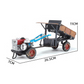 🚜 Leketraktorer med lyd og lys – sinklegering tåler røff lek, treghetsdrevne hjul ruller langt. Knapper og brytere for små hender – uten batteri! 🔋✨