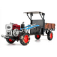 🚜 Leketraktorer med lyd og lys – sinklegering tåler røff lek, treghetsdrevne hjul ruller langt. Knapper og brytere for små hender – uten batteri! 🔋✨