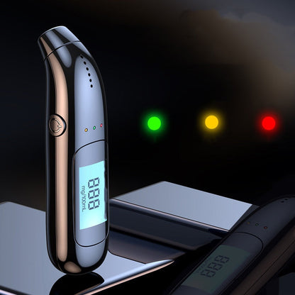 🍺 Nøyaktig alkometer med LCD og fargeindikator – ASIC-brikke, berøringsfri, USB-oppladbar. Kompakt og hygienisk – trygg kjøring etter fest! 🚗💨