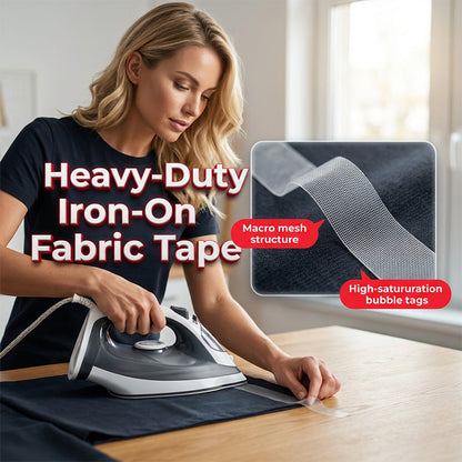 🧵 Strykebånd for tekstiler – fester stoff uten nål og tråd. Holdbart, vaskbart og usynlig – perfekt til å legge opp bukser og gardiner! 🔥👗