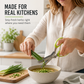🌿 5-blad urtesaks – klipp urter 5 ganger raskere! Rustfritt stål, ergonomisk grep, tåler oppvaskmaskin – perfekt til koriander, persille og chili! ✂️💪