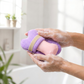 🛁 Dobbel ribbon-stropp svamp – sklisikker, elastisk og behagelig. Honningkake-mesh gir tett skum – perfekt for sensitiv hud og daglig bruk! 💪🌸