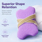 🛁 Dobbel ribbon-stropp svamp – sklisikker, elastisk og behagelig. Honningkake-mesh gir tett skum – perfekt for sensitiv hud og daglig bruk! 💪🌸