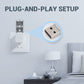 📱 Smart AC-fjernkontroll med stemme og app – 7 farger RGB-lys, energibesparende, USB-plugg. Sett timeplan – våkn opp til nedkjølt rom! 🎨💡