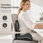 🪑 Ergonomisk setepute i minneskum med ryggstøtte – hold deg komfortabel hele dagen, perfekt for kontoret, bilen og hjemmet ✨