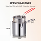🍳 Friteringsgryte i 304 rustfritt stål – slitesterk, varmeisolerende, sklisikker silikonhåndtak. Dyp bolle sparer olje – perfekt til pommes frites, kylling og tempura! 🔥💪