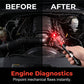 🔴 Oppladbar laserlykt for mekanikere – byttbare hoder, Type-C, robust metall. Presis peking og motordiagnostikk! ✨🛠️