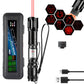 🔴 Oppladbar laserlykt for mekanikere – byttbare hoder, Type-C, robust metall. Presis peking og motordiagnostikk! ✨🛠️