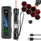 🔴 Oppladbar laserlykt for mekanikere – byttbare hoder, Type-C, robust metall. Presis peking og motordiagnostikk! ✨🛠️