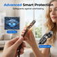 Smart digital skjerm med 4-i-1-ladekabel