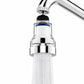 🚰 3-veis kranfilter – justerbar stråle, reduserer sprut, gjennomsiktig deksel. Perfekt til kjøkkenet! 💧✨