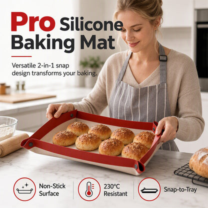 Gjenbrukbar silikonbakemat – non-stick