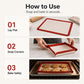 Gjenbrukbar silikonbakemat – non-stick