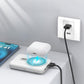 🔋 15W trådløs magnetisk powerbank – 5000/10000mAh, justerbar stand. Lader telefon, klokke og mer!