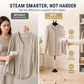 🧥 Justerbart dampstativ – 84–160 cm, stabilt, sammenleggbart. Perfekt til alle plagg! 💨✨