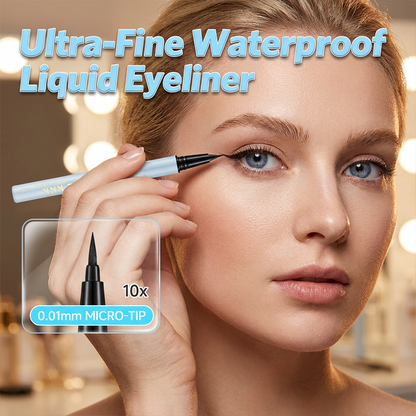 ✍️ Flytende eyeliner med mikrotupp – 0.01mm, vannavstøtende, lang holdbarhet. Perfekt til hverdag og kveld! 👁️✨