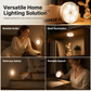 💡 Trådløs bevegelsessensor nattlys – 8 LED, 120° vinkel, 3–6m rekkevidde. Perfekt til gang og kjøkken! 🌙✨