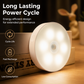 💡 Trådløs bevegelsessensor nattlys – 8 LED, 120° vinkel, 3–6m rekkevidde. Perfekt til gang og kjøkken! 🌙✨