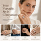 💍 Geometrisk zirkonring – skinnende radiant kutt, justerbar størrelse, slitesterk legering. Tidløs eleganse for moderne kvinner! ✨💎