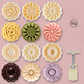 🍪✨ NÅ: 50 % RABATT I EN BEGRENSET PERIODE – Artisan Baking Stamp – Profesjonelt verktøy – Fjærbelastet – 3D-mønstre – Matsikker – For månekaker, småkaker og kaker 🎨🧁🛡️