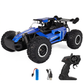 🏎️ Rask 4WD offroad RC-bil – store dekk, støtdemping, LED-lys. Perfekt for tøft terreng og nattkjøring! ✨🌙
