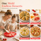 🥧 Silikon sconeform med 8 rom – non-stick, varmebestandig, perfekte trekantede bakverk. Enkel å rengjøre! ✨🧁