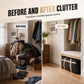📦 Stor oppbevaringspose i ikke-vevd stoff – romslig, vanntett, sterke håndtak. Perfekt for klær og tepper! ✨🏠