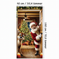 🚪 Jule-dørdekor i polyester – fargerike motiver, enkel henging, holdbar. Gjør inngangen klar for julen på sekunder! ✨🎅