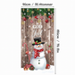 🚪 Jule-dørdekor i polyester – fargerike motiver, enkel henging, holdbar. Gjør inngangen klar for julen på sekunder! ✨🎅