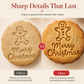 🎄 Julekakeutstikker-sett – 10 motiver, dype 3D-mønstre, skarpe detaljer. Lag perfekte julekaker! ✨🍪