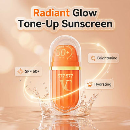 🌟 Lysende ansiktskrem med SPF 50+ – bredspektret beskyttelse, jevner ut hudtonen, perfekt som makeupbase. Reduserer mørke flekker! 💪☀️
