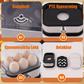 🍳 Multifunksjonell eggdamper – 200W, rask damping, gjennomsiktig lokk. Perfekt for travle morgener! ✨💨