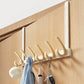 🚪 Hengende dørkrok i karbonstål – bærer opptil 20 kg, runde kroker, minimalistisk design. Spar plass! ✨🧥