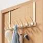 🚪 Hengende dørkrok i karbonstål – bærer opptil 20 kg, runde kroker, minimalistisk design. Spar plass! ✨🧥