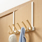🚪 Hengende dørkrok i karbonstål – bærer opptil 20 kg, runde kroker, minimalistisk design. Spar plass! ✨🧥