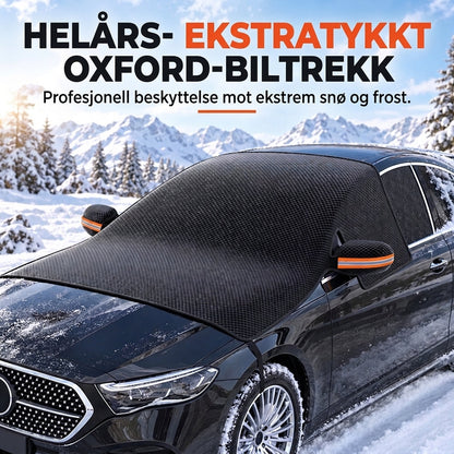 ⏳Kun for en kort tid – 50% RABATT ⏰Helårsbeskyttelse med tykkere belegg for bilens frontrute – beskytter mot snø, frost og sol