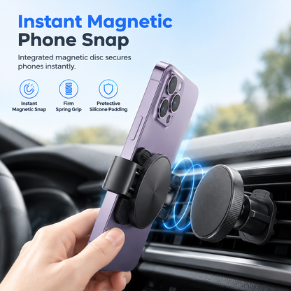 Universal Phone Clamp for Car Magnetic Mount Holders