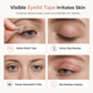 👁️ Usynlig øyelokkgele – presis applikator, matt finish, holder hele dagen. Perfekt for naturlige dobbeltvipper! ✨💄