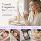 💍 Smart reisesmykkeskrin – doble rom, lommevennlig, støvbeskyttet. Forhindrer floker og riper på reisen! ✨🧳