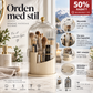 🪥 Tannbørsteholder med skyvelokk – 360° roterbar, støvbeskyttet, drenering. Ryddig og hygienisk bad hver dag! ✨🚿