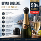 🎄 Silikonpakning til vin- og champagneflasker – Det perfekte juleutstyret 🥂