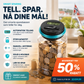 💰 Digital sparegris – LCD-teller, 1,8L kapasitet, teller alle mynter. Perfekt gave til barn! 🎁✨